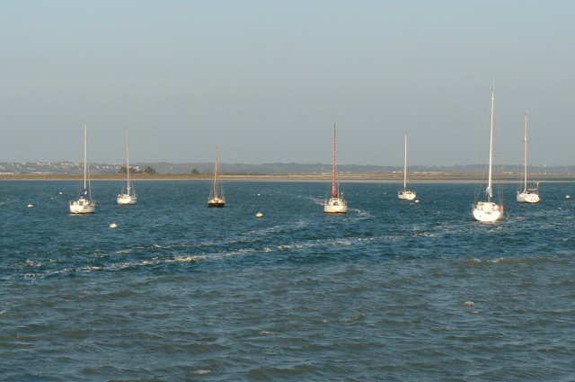 vue de l'entrée du port